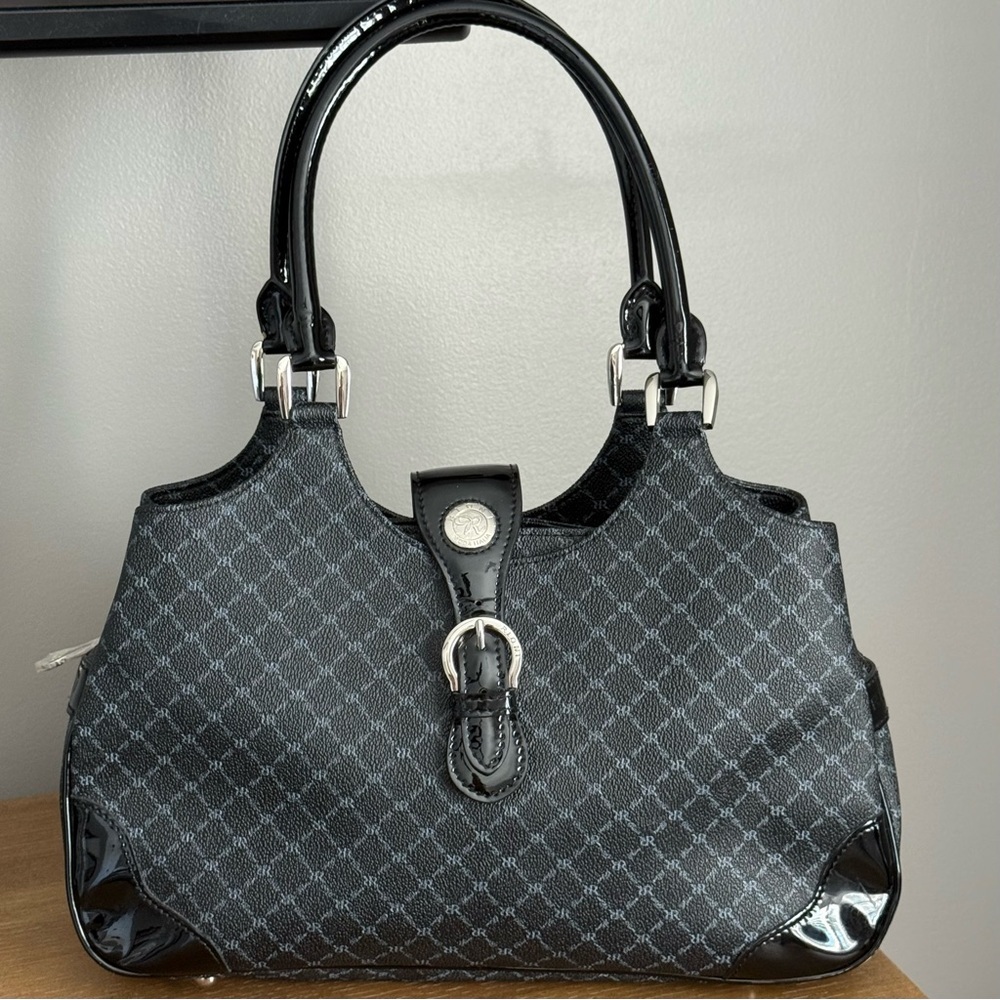 RIONI MODA ITALIA Madeleine Large Buckle Satchel